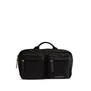 Givenchy Functional Black Nylon Belt Bag With Signature Hardware - NWT